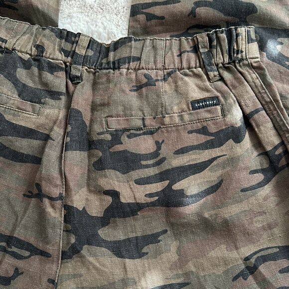 Sanctuary Everyday Linen Pants Camo Size 31 - Picture 11 of 11